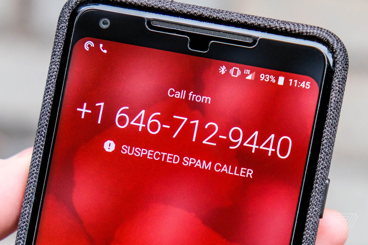 verge's tweet photo. Google Pixel phones will automatically send spam calls to voicemail https://t.co/LgvbVx1cfY https://t.co/LcdAfWN1pA