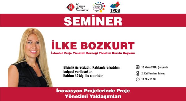 Davetlisiniz! İnovasyon projelerinde proje yönetiminin konuşulacağı seminere kayıt için👉 docs.google.com/forms/d/1iFU_k… …
Katılım belgesi verilecektir.