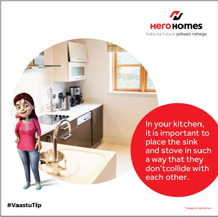 herohomes's tweet photo. An interesting #VastuTip for your kitchen to maintain peace and harmony in the house. https://t.co/OSYIJVmu97