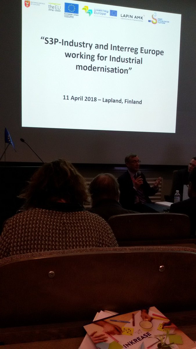 #InkreaseProject Explore possible synergies between Interreg Europe projects and the S3 Platform for Industrial Modernisation