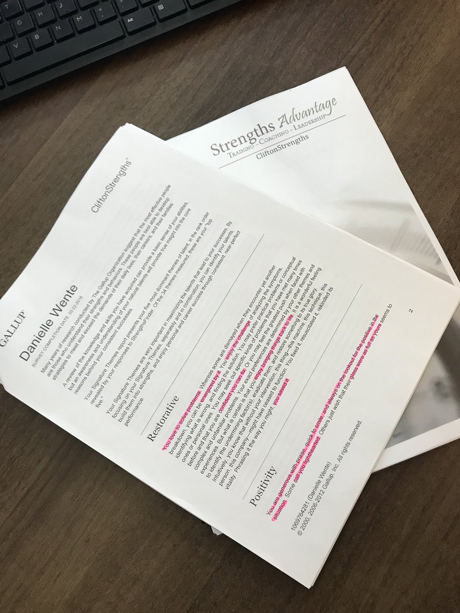 DaniWente's tweet image. Had an amazing time at the #FMHRA April Conference! Learned what my top 5 Signature Themes are and how I can use them at work. Big thanks Jennifer Schillinger of Gallup for speaking! #FargoParks #AlwaysLearning #StriveToBeBetter #CliftonStrengths