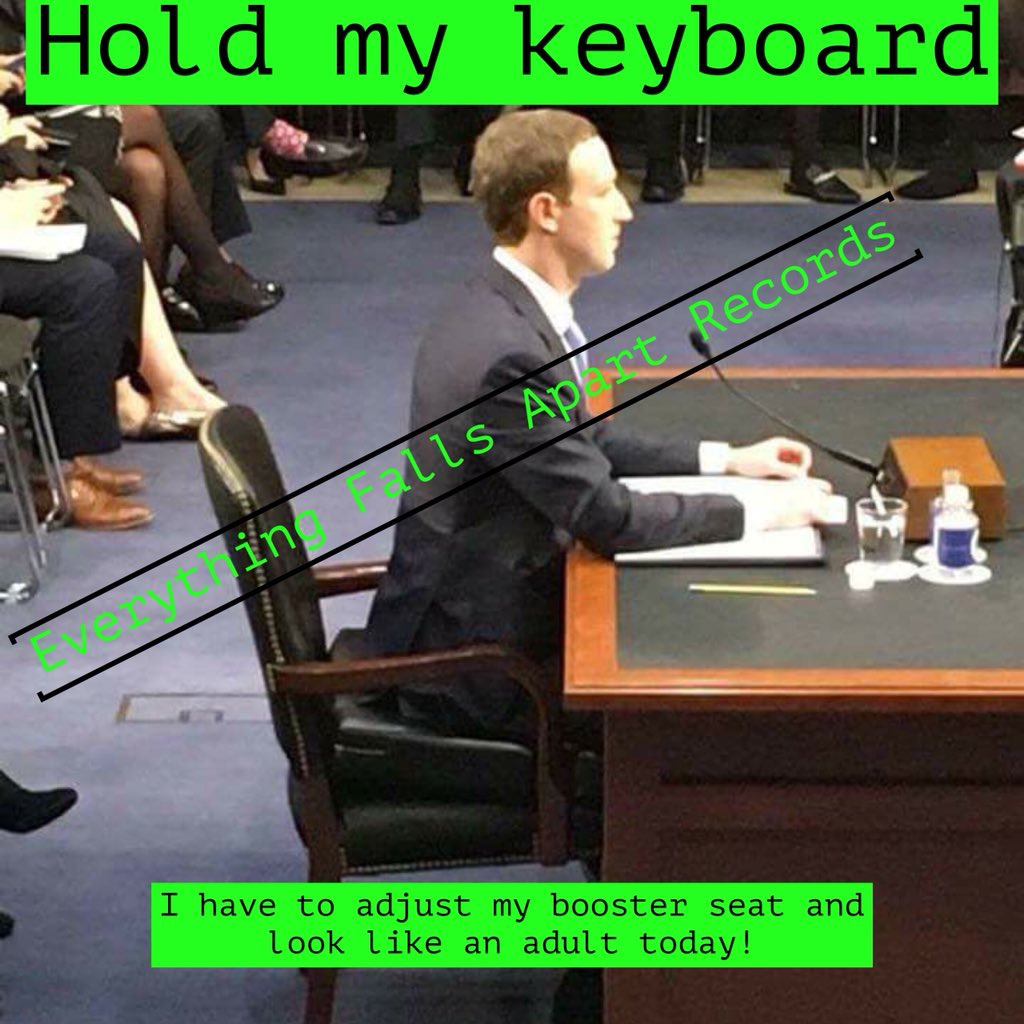 efarecords's tweet photo. I couldn’t resist! #everythingfallsapartrecords #viral #markzuckerberg #accountability #MarkZuckerberg #greenville #michigan https://t.co/73pHdIwhVw