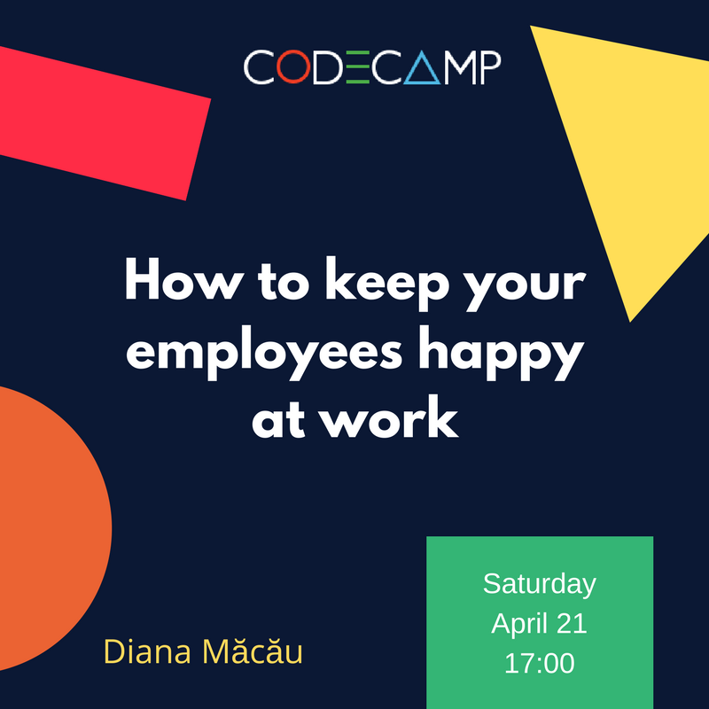 DianaMacau's tweet photo. So this is happening :) Check out my session at @Codecampro next week in #Timisoara! https://t.co/3Izn6LYudu #HappinessAtWork https://t.co/JEeFR9dGb4