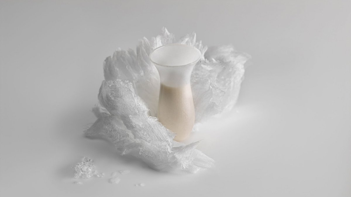 🍴 'Kagami' de piñones y raspaduras de hielo <a href="/Mugaritz/">Mugaritz</a>