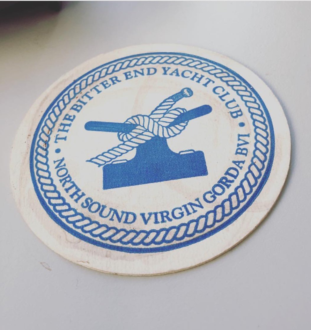 BITTERENDYC's tweet photo. Fess up. How many of you have taken home a #BEYC cocktail coaster as a keepsake? But more importantly, how many of you are looking forward to a future BEYC #cocktail? Perhaps a #Bushwhacker, #Painkiller, Pina Colada, or Lemon Crash? #BringBackBitterEnd #BeachDrinks #BVI https://t.co/MXWi29ZFXS