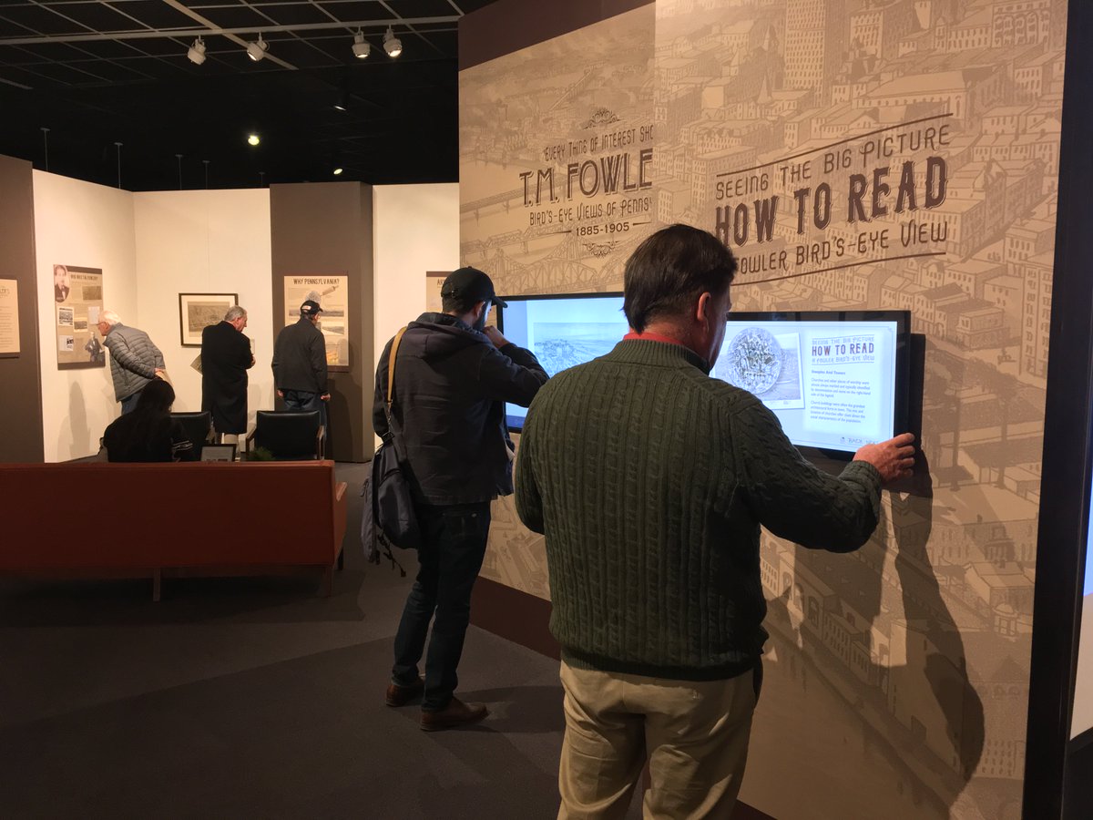 Have you helmed the interactive component of "Every Thing of Interest Shown: T.M. Fowler's Pennsylvania Bird's-Eye Views, 1885-1905" @StateMuseumPA ?