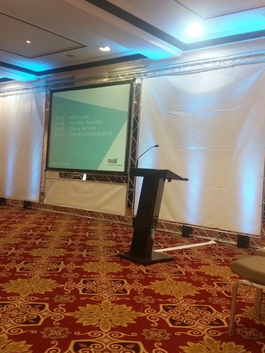 Last day of NUS Womens conference. We passed excellent motions swiftly and efficiently.