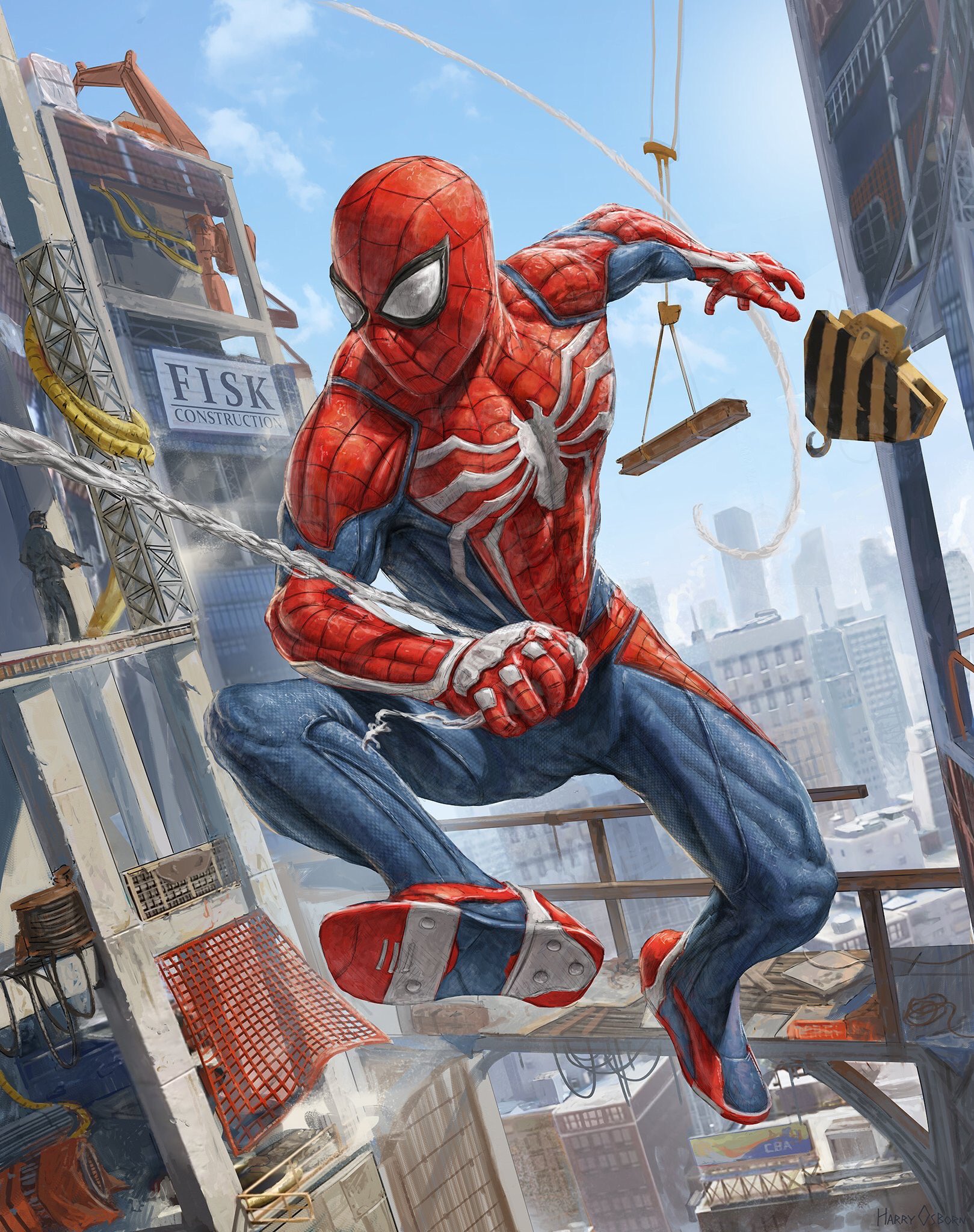 Insomniac Games on Twitter: "Incredible #SpidermanPS4 from @HarryOsbornArt - wow! https://t.co/kV0pohGBRm" / Twitter