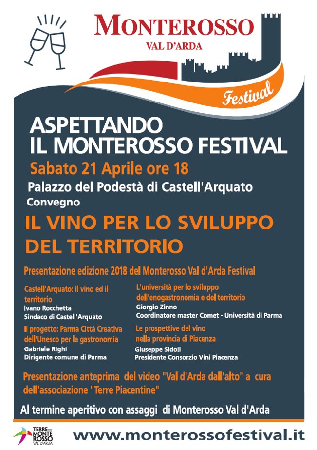 monterossova's tweet photo. Aspettando il #MonterossoFestival2018 continua. Venite questo sabato per riflettere insieme del rapporto tra vino e territorio #vinipiacentini #castellarquato #valdarda #eventipiacenza https://t.co/YkigOr7qVb