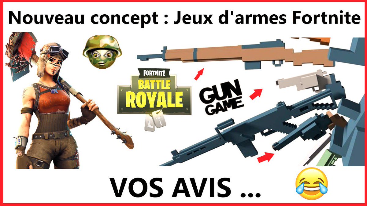 Symghostt's tweet photo. Nouveau Concept : Le jeu d'armes sur Fortnite !

#FortniteBattleRoyale #FortniteFr #FortniteBR #Fortnitemobile #fortnitedance #fortnitefunny #Fun #YouTube #Youtubegaming #Youtuber #YouTubeReturnJealousyViews #gamingmemes  #GamerGate #gaming #gamingpc #PS4 #Xbox #GameUXSummit https://t.co/CWD1iKw6Ct