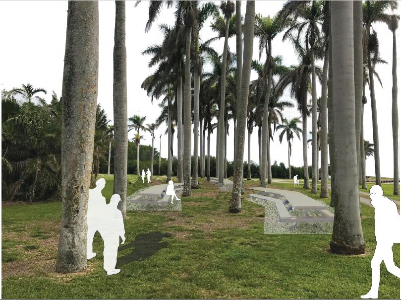Final Designer Spotlight for the #MiamiShowhouse is FIU’s School of Architecture.  As part of a school project, students Christopher Cuesta, Bonnie Fiallo, Karishma Karki, and Monica Rodriguez led by professor, David Rifkind, are beautifying the <a href="/DeeringEstate/">Deering Estate</a> Picnic Table Area.