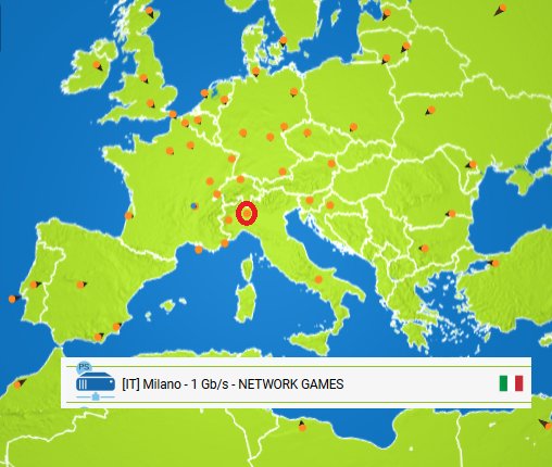 nPerf's tweet photo. NEW !!! @nPerf server in #Italy by #NetworkGames. What about you? Host a nPerf server : https://t.co/tY6i40HmwS https://t.co/97QVsaaNgC