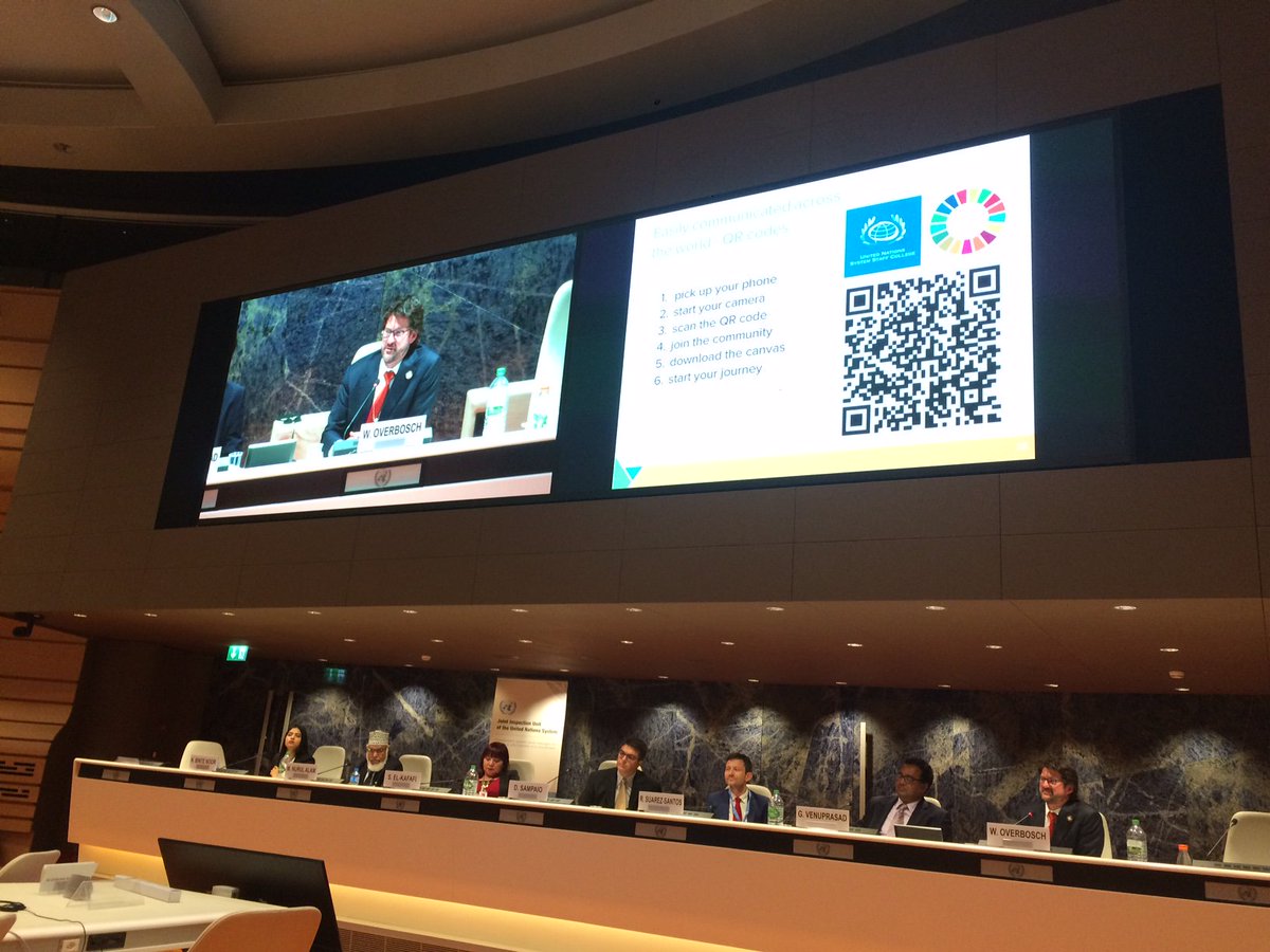 <a href="/willemoverbosch/">Willem Overbosch</a> of <a href="/dutchnetworkgrp/">Dutch Network Group</a> presents a pilot platform for #SMEs to engage with @SDGs. This can be populated with expertise, opportunities and information from across the board and create a funnel for engagement. <a href="/ITCnews/">International Trade Centre (ITC)</a> <a href="/globalcom/">meyer bernaola</a> <a href="/UNSSCBONN/">UNSSC Bonn</a>