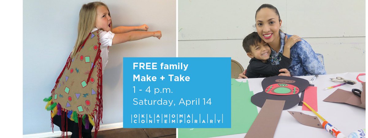 OKContemporary's tweet photo. Can't wait for #ContempCon? Join us this weekend to craft a #COMIXOK cape at our Make + Take! 1-4 p.m. Saturday | Free | Fairgrounds. Details: https://t.co/fDuWEOXLsB https://t.co/4tKy2tfpJr