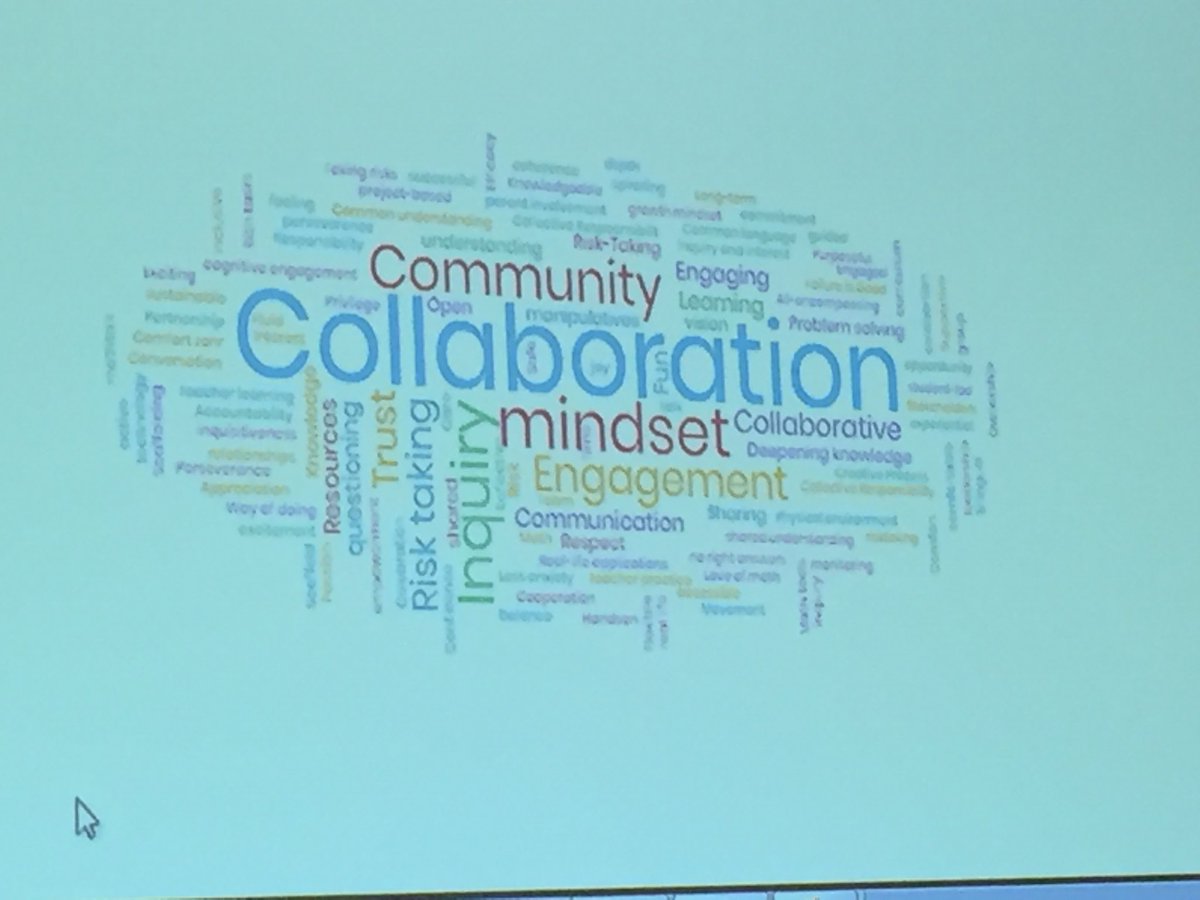 MahoneyNL's tweet photo. After a group brainstorming session on enhancing math learning cultures at school - we are better when we work together @MCBSharks @gecdsbpro #MathLshp https://t.co/wkLuPXaA8p