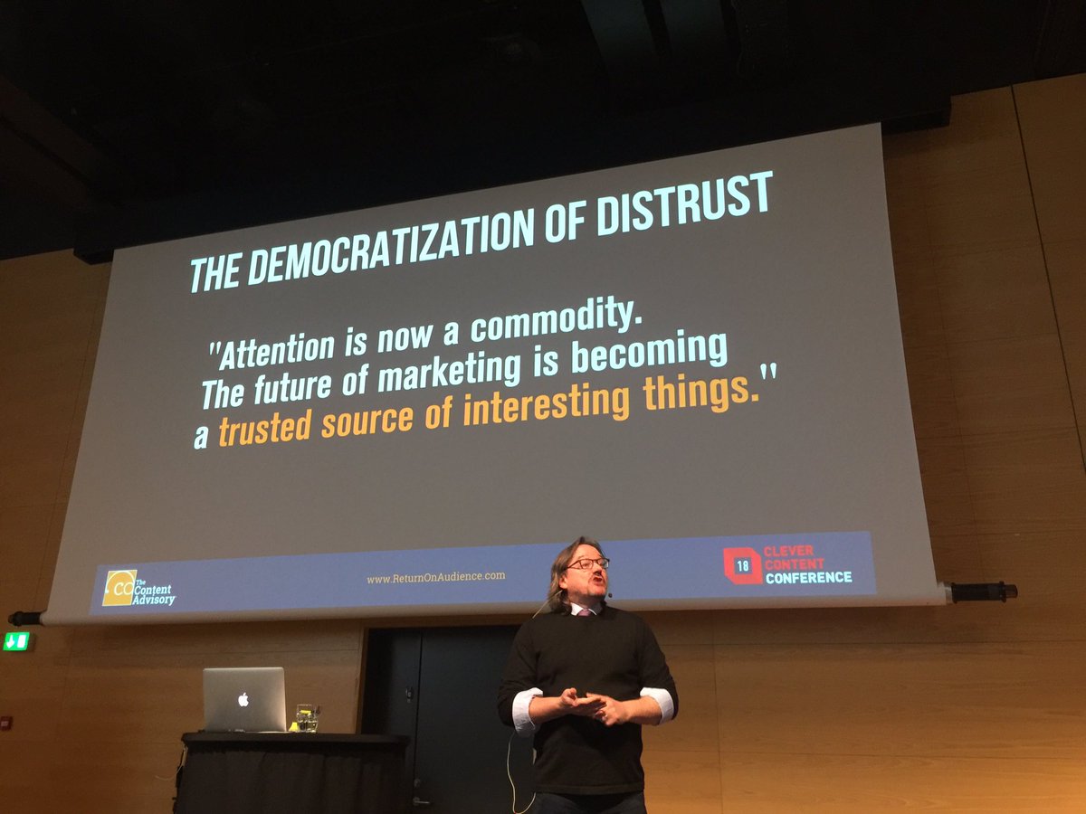 jonburkhart's tweet photo. Top pics from my fellow keynoters @Robert_Rose @PamDidner @ChrisKubby @larssilberbauer. This has been an epic day. I. WANT. MORE. #cccdk18 https://t.co/dnnlomBJ0q