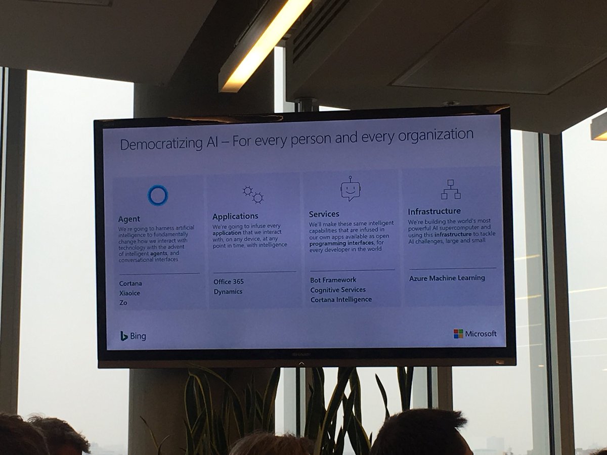 jonstribling's tweet photo. Microsoft’s AI strategy. #localcomm2018 #siinda https://t.co/GTJnFf32j3