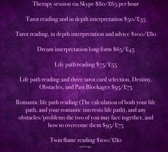 These prices are outdated & need to be renewed, however this can be agreed upon during contact. Please note, I have available price plans & I am sympathetic to personal requirements/restrictions xo