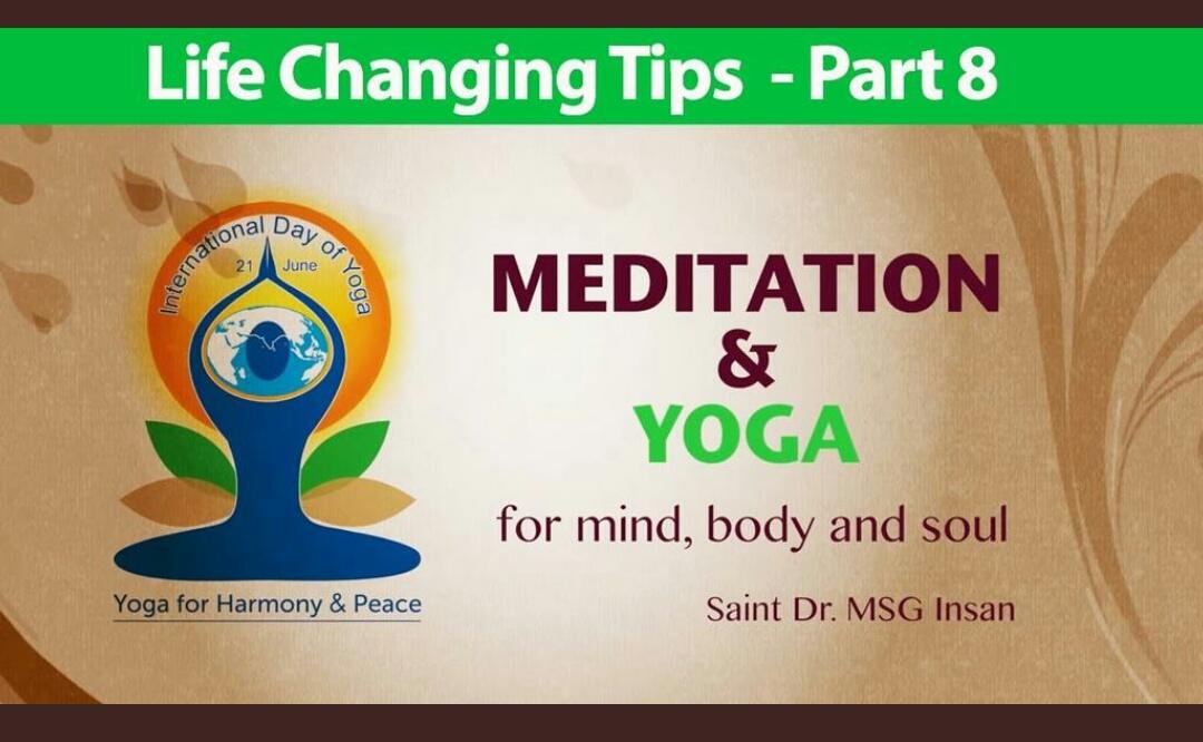 kajal696's tweet photo. #SaintMSG_Initiative80 
#मोक्ष_शांति
When mind is fresh and healthy only then we can find the solutions to our problems.... @Gurmeetramrahim ji's method of meditation can make it possible https://t.co/K0FmCROPLH
