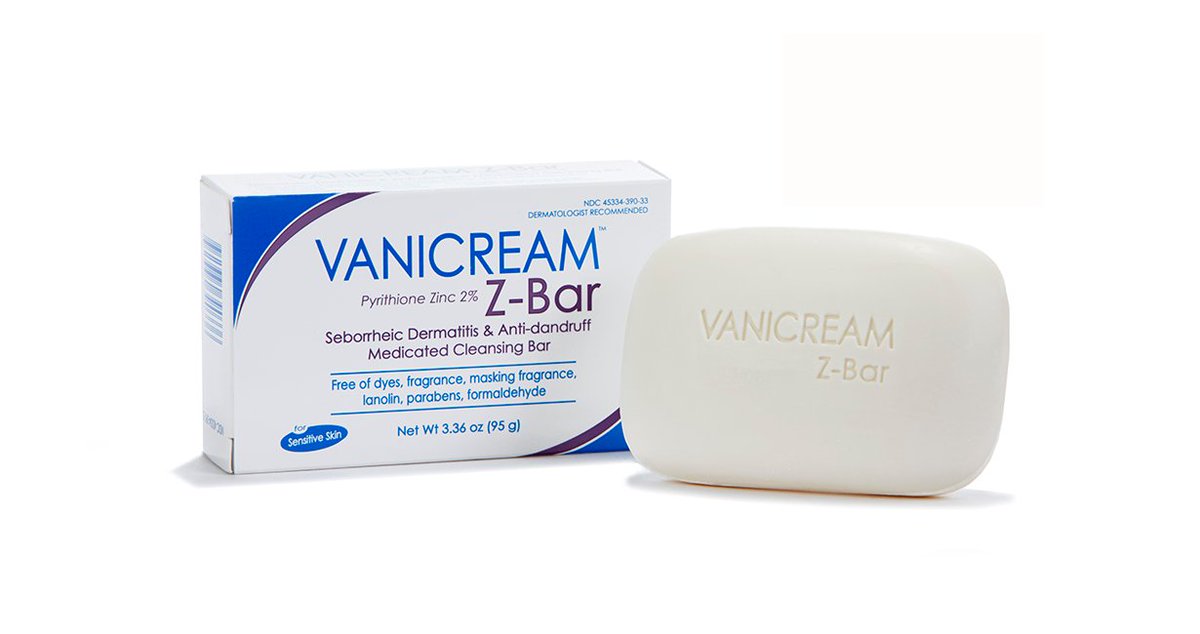 VanicreamSkin's tweet image. Vanicream Z-Bar (zinc soap) controls the symptoms of seborrheic dermatitis and dandruff on the face, body, and scalp. Non-comedogenic. Fragrance-free and dye-free for sensitive skin. goo.gl/VEz69C #clean #sebderm #skincare