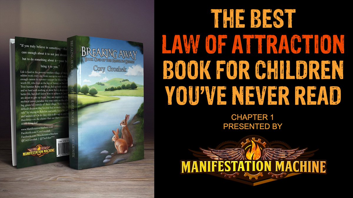 CoryCrush's tweet photo. The Best Law of Attraction Book for Children You’ve Never Read (FULL BOOK), by @CoryGroshek of #ManifestationMachine, 100% free. #LawOfAttraction #LOA #ChildrensBook #BooksForKids #MiddleGrade #Fiction #RecommendedReading #BooksList https://t.co/T0uyh0zi7c via @TheEther777 https://t.co/L2yCTgrarO