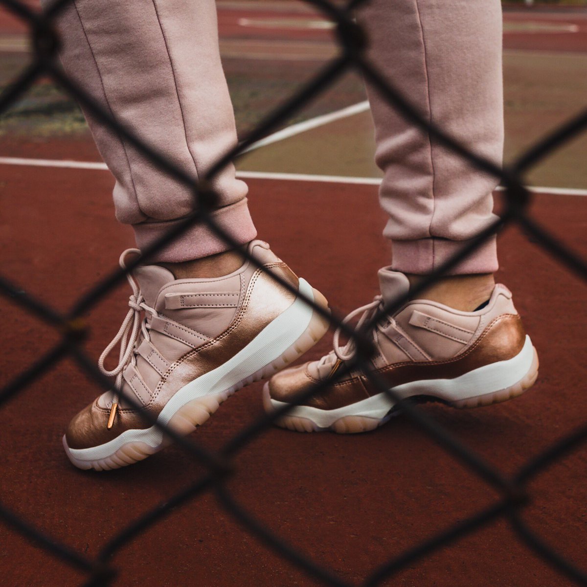 jordan 11 low womens rose gold