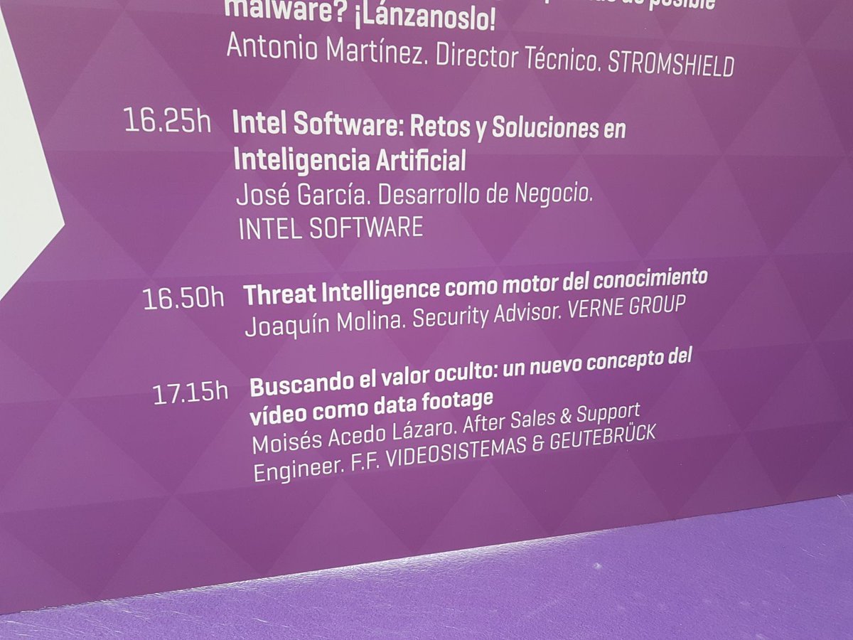 TicTac.. <a href="/kinomakino/">kinomakino</a> arranca con una interesante charla sobre la #ciberseguridad y el #ThreatIntelligence.

Descubre el tipo de amenazas que sufren las organizaciones y descubre como defender, mitigar o identificar que están siendo victimas de un #ciberataque. Os esperamos!!