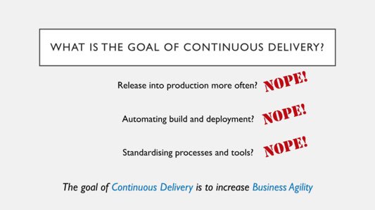 rseroter's tweet image. Sheesh, if you're looking to get a good understanding of why continuous delivery matters, you really should watch this @InfoQ presentation by @tastapod. Solid stuff. infoq.com/presentations/…