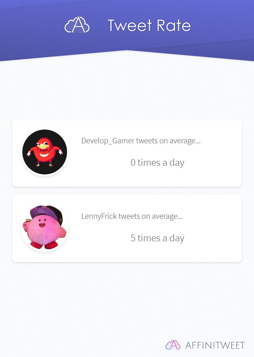 Develop_Gamer's tweet image. #Affinitweet Tweet Rate

affinitweet.com/tweet-rate