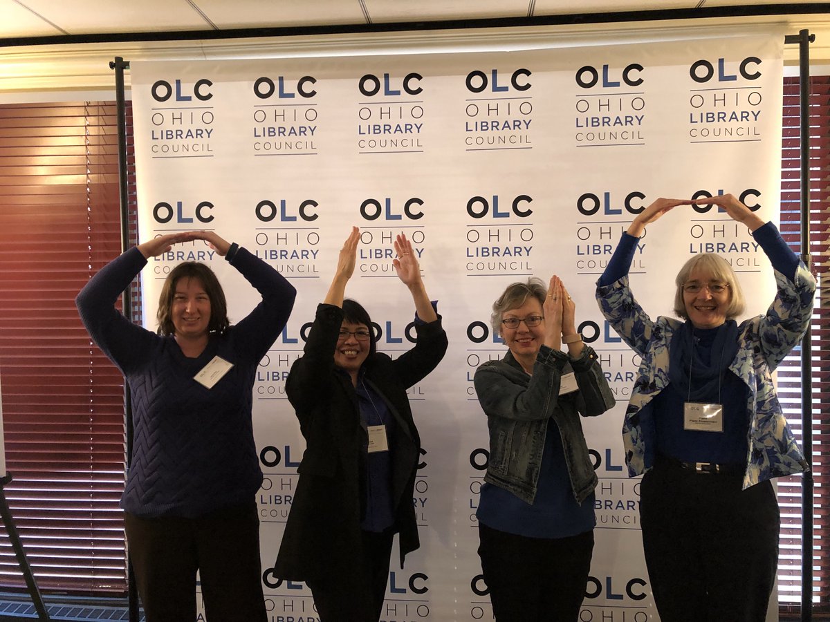ElmoreLibrary's tweet photo. Elmore, Genoa, Oak Harbor, & Birchard Libraries represent at Legislative Day for Ohio Libraries! O-H-I-O! #OHLibrariesLead #OhioLibraryCouncil #OHIO https://t.co/QyyHdQ8gN6