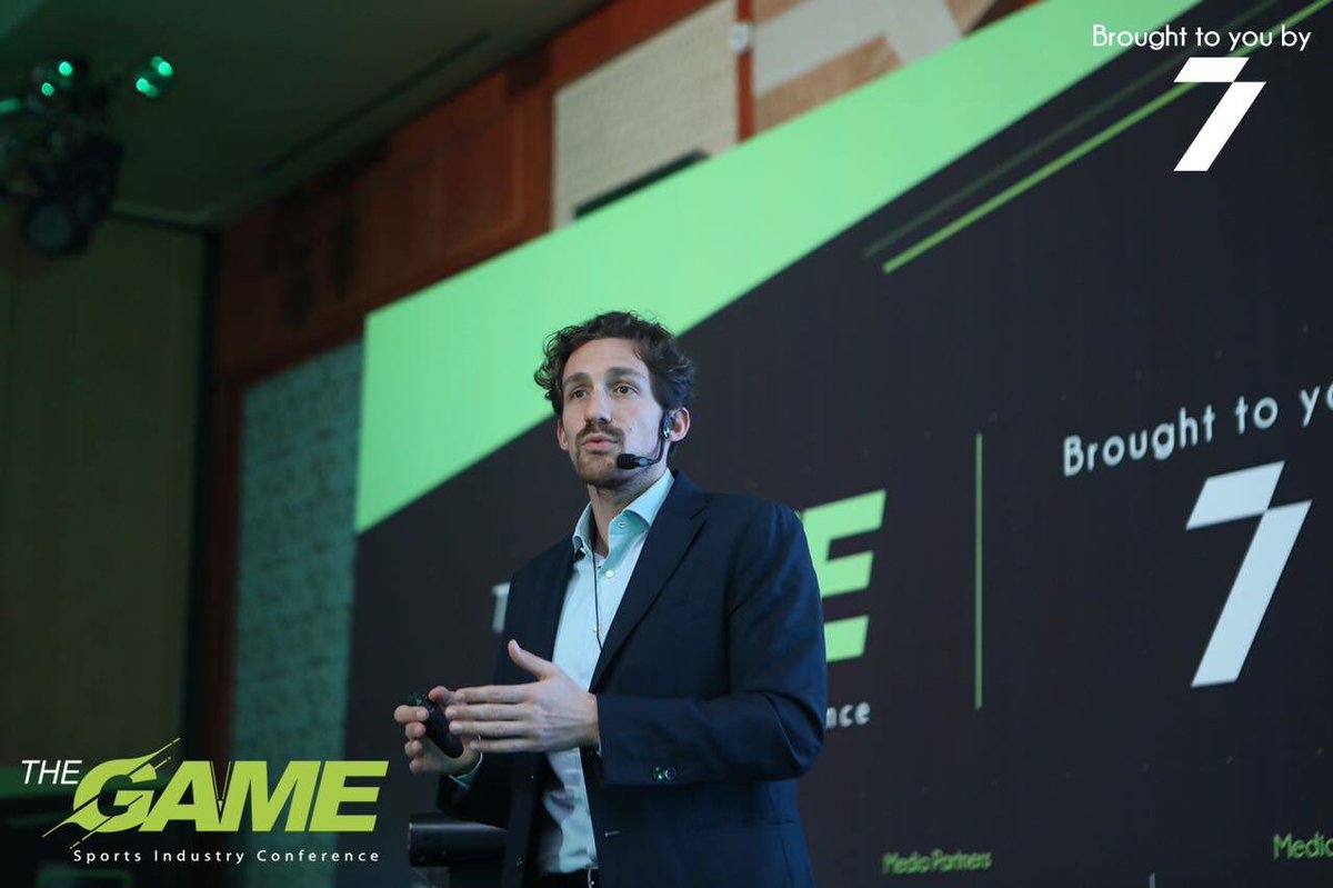 GameSportsConf's tweet photo. @Dugout Regional Manager Eastern Europe and MENA, @EkinGunel goes through the latest developments of the digital world of football, talking about our very own @22mosalah and how the digital world can help clubs and players. 

#TheGame #SportsIndustry #TheGameSIC #GameSportsConf https://t.co/U1xU0JZwq0