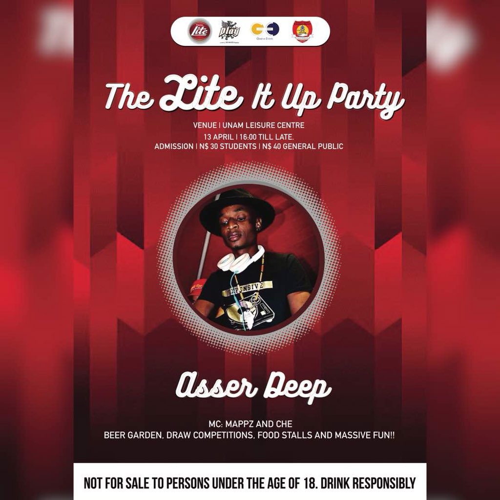 asserdeep's tweet photo. Weekend Elements Friday The 13th Save The Date keep it locked...
#TafelLite #PowerPlay #GenevaEvents #Unam
#MyDj YourDj OurDj
#Therealpartystarters
#Expensivemusique🇳🇦🇳🇦🇳🇦 https://t.co/Obb7jzseDC