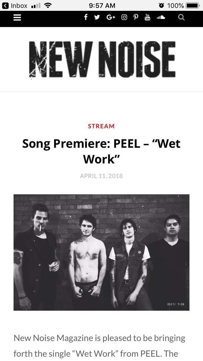 peelrules's tweet image. ayeee stream our new single WET WORK over at @NewNoiseMags today: bit.ly/2GSRjBK

Don't miss that free NEVER NOT DEAD release show at @Schubas April 29th: bit.ly/2GRyALf