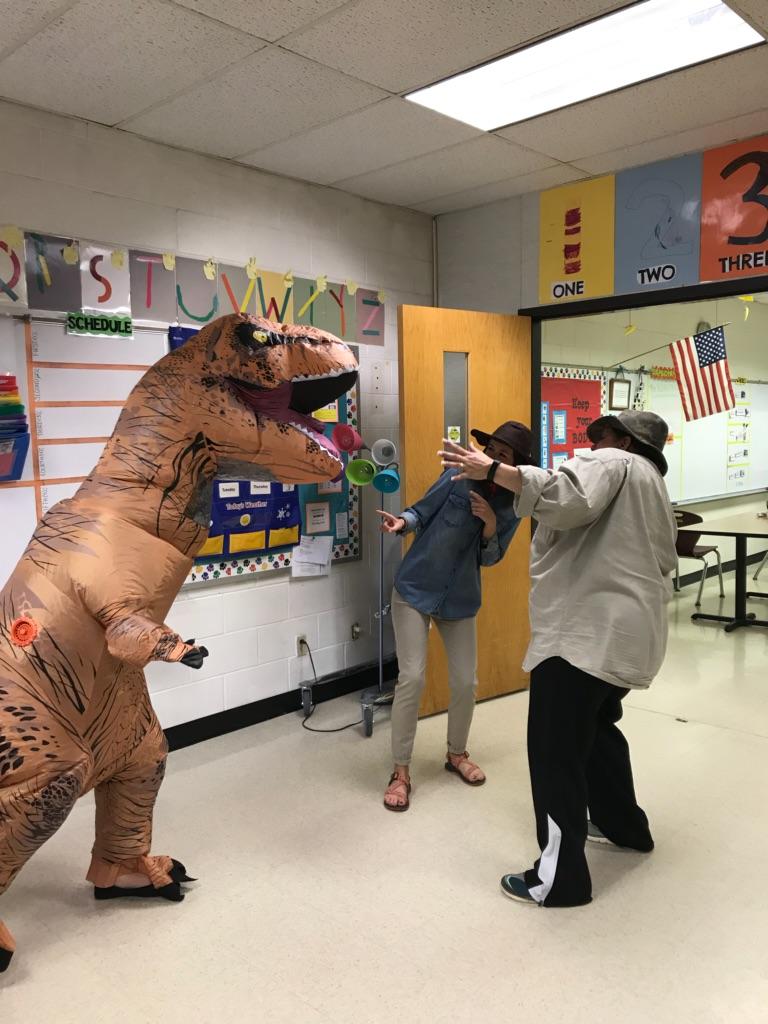 kmgood8908's tweet photo. Disabilities Awareness Week (Movie Mania Day) 
I'll let you guess which one I am 😂. Best $70 I ever spent. #JurassicPark https://t.co/9I5BpL89dh
