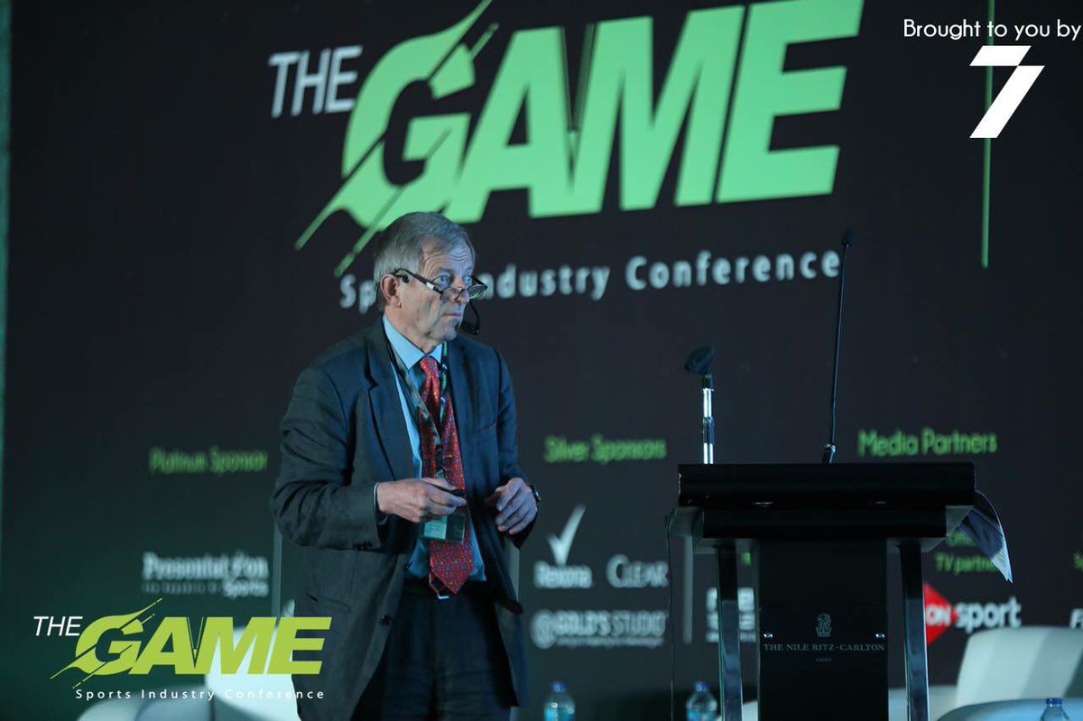 GameSportsConf's tweet photo. Sten Soderman, Professor Emeritus at the University of Stockholm and author of "The Business of Football" gives his insights at the latest trends of the industry! 

#TheGame #SportsIndustry #Conference #TheGameSIC #GameSportsConf #SportsEducation #EgyptAgency. https://t.co/bOBjtKu3RT