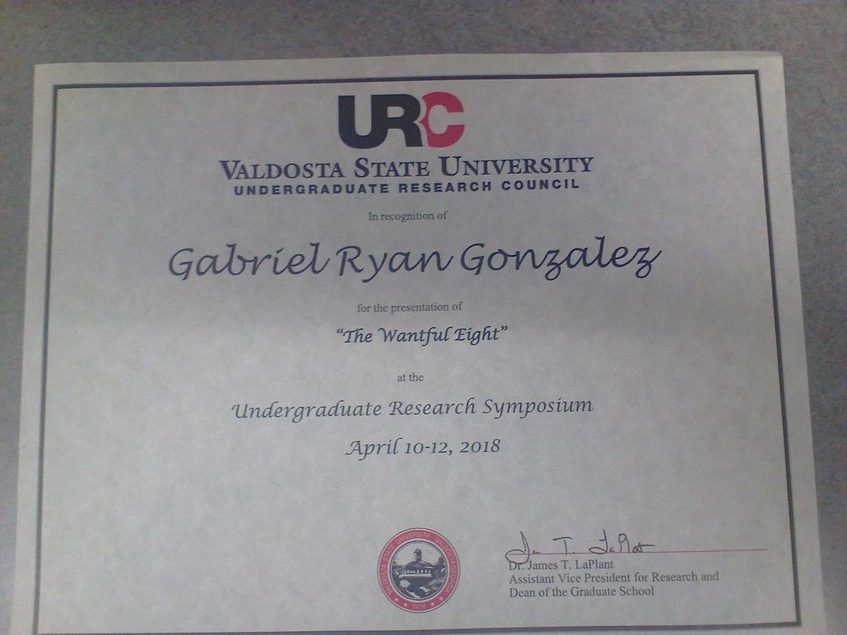 Just accomplished a panel on a Media Criticism paper! A lot of fun and a lot of info!
#VSU #Media