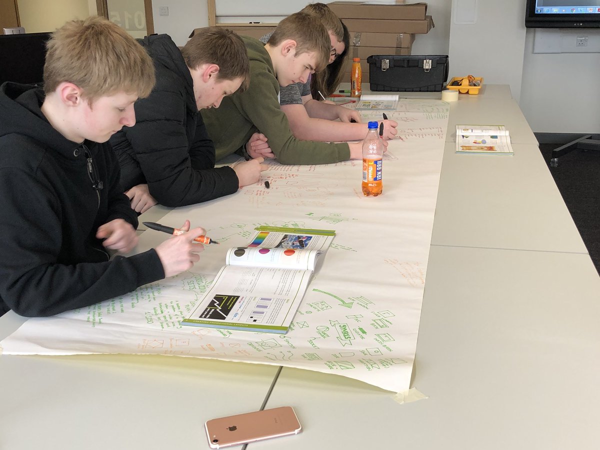AyrAcademy_DT's tweet photo. Higher Graphics pupils hard at work building a collaborative mind map. https://t.co/qtRSWx4hOq