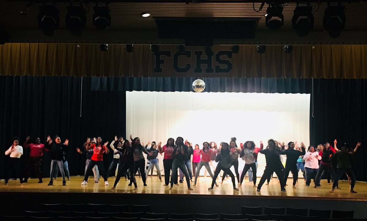 FMSDanceSC's tweet photo. So proud of how well these dancers did during rehearsal today! Show is tomorrow night at 6pm! It’s going to be awesome! @FairfieldMiddle https://t.co/lbQLZ1AmKt