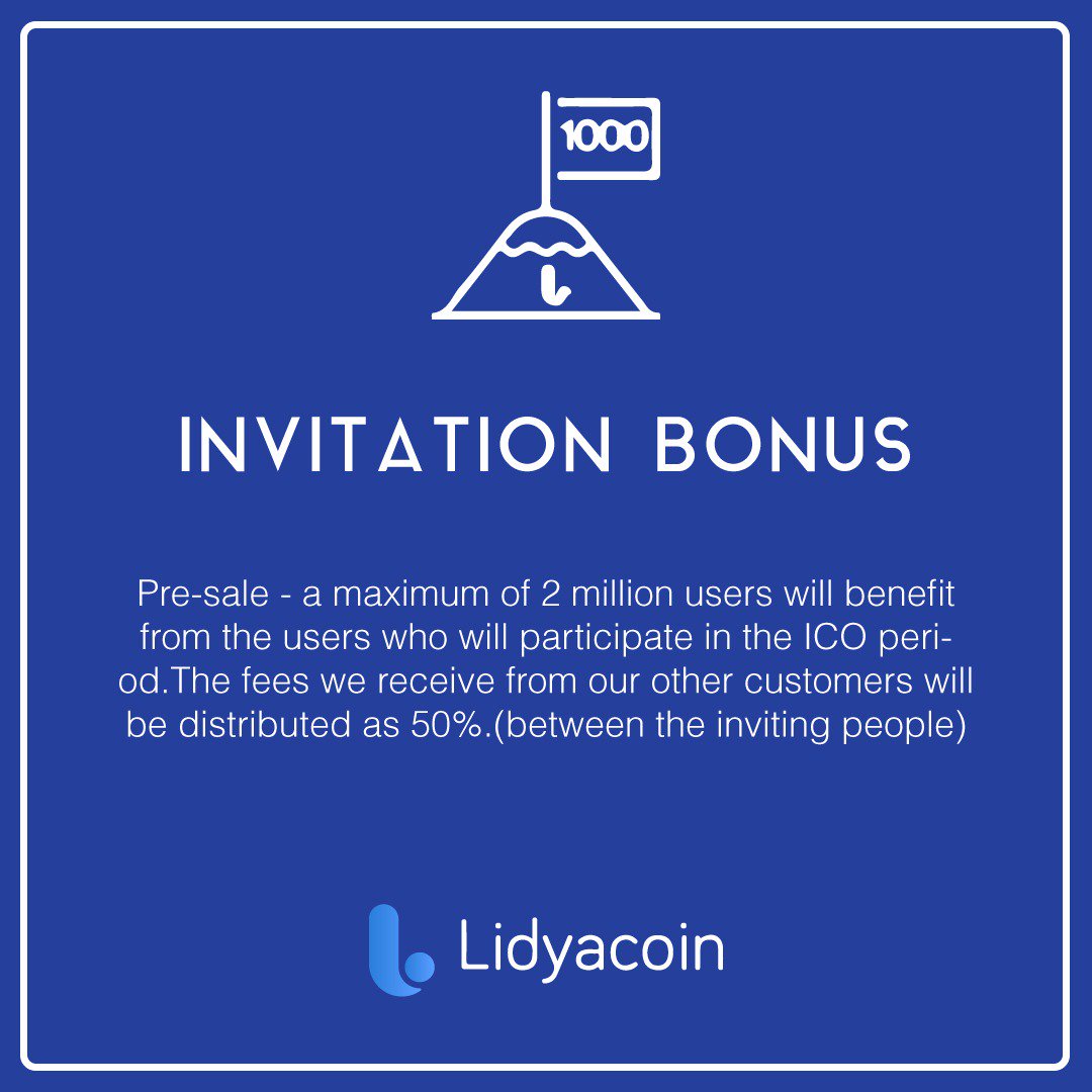 lidyacoin's tweet photo. Pre-sale - a maximum of 2 million users will benefit from the users who will participate in the ICO period.The fees we receive from our other customers will be distributed as 50%.

You will no longer pay commission!
Join Telegram Channel: https://t.co/MmHXhKuMq3 https://t.co/ohZo5UWWMa
