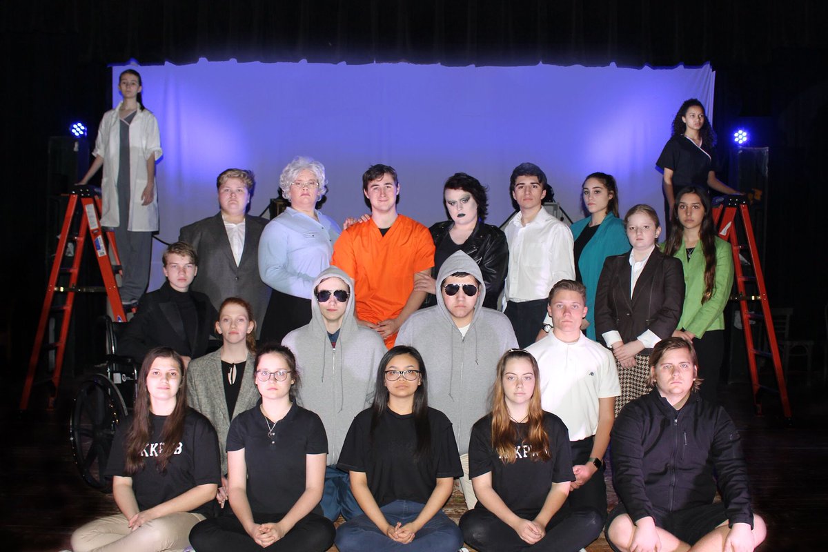 HornetTheatreCo's tweet photo. Our awesome #UILOAP18 Company! #Region is this Friday at Atascocita High School. We are so excited to get to share our show #TKKPWB at this level of contest! #HornetThespiansAreTheBestThespians #HTCo #TheatreRocks #TheatreIsLife #TheatreEducation4Ever #TheatreEd #HornetProud https://t.co/wiDaQamcoj