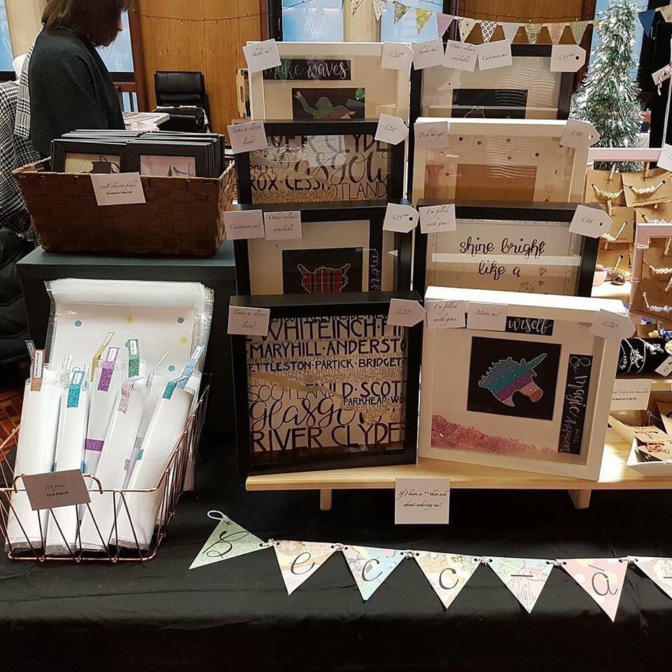 A positive plethora of gift ideas from the brilliant Becc-à-brac joining us this Sat !!