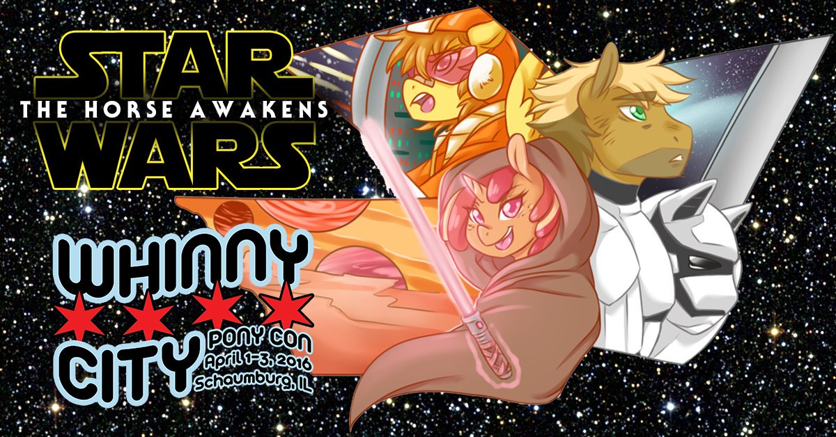 DeeDeeWCPC's tweet photo. @Karl591 @WhinnyCityPony May the Horse be with you.
(Thanks for giving me a reason to reshare this #WCPC16 @AskSweetCream Throwback!) https://t.co/VJRUXZmTcM