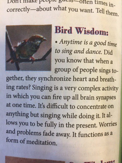 A GES teacher shared this article with me today from Natural Awakenings magazine!  #GESSings