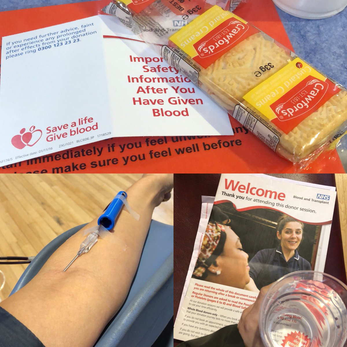 Essjay_88's tweet image. I gave blood for the 1st time, inspired by my Mom’s blood transfusion &amp;amp; in memory of @amerz #givebloodsavelives #BowelCancerAwarenessMonth
