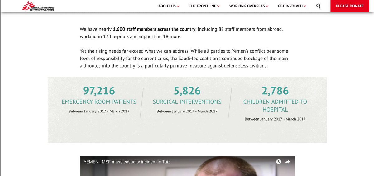 #Yemen war: Why does the much-quoted UN statistic of 10,000 deaths never seem to increase? <a href="/YemenData/">Yemen Data Project</a> documents 16,847 air raids by the #Saudi-led coalition from 3/2015 to 3/2018 (with 423 this March) &amp; <a href="/MSF/">MSF International</a> received over 97,000 emergency patients in 1st 3 months of 2017 alone