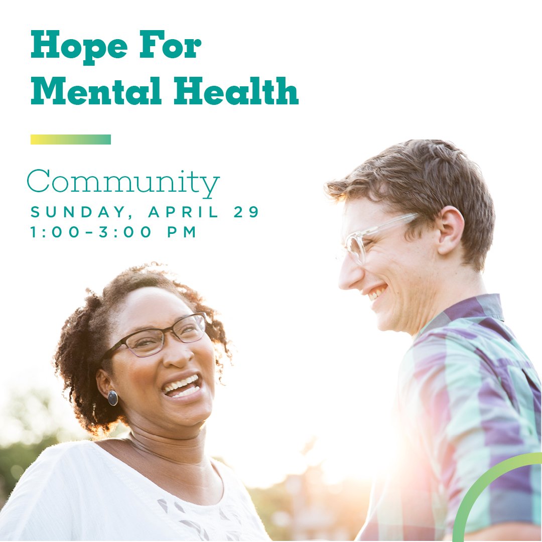 Join us at our first Hope for Mental Health Community gathering on April 29th! More info here: saddleback.com/event/44499587…