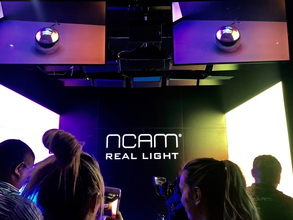 ncamTech's tweet photo. Incredible real-time visual effects and photo realism that will wow you! #RealDepth #RealLight #NABShow18 booth C.5629 https://t.co/VXYujQ4Qj5