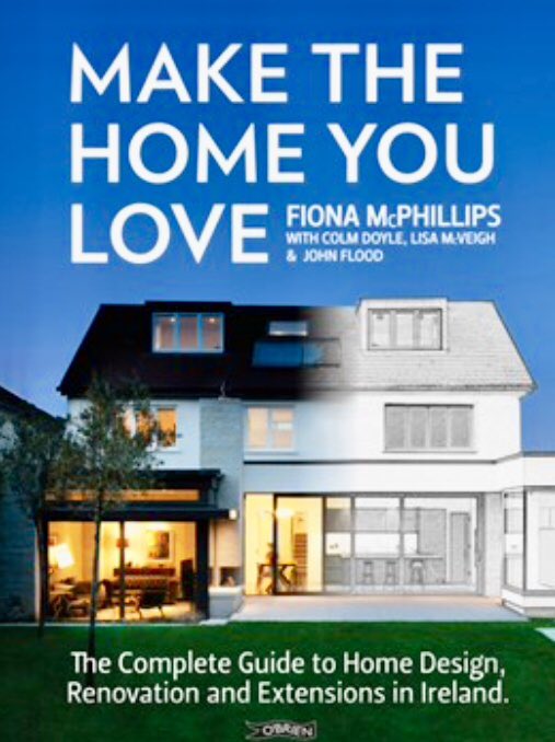 Packed house at the launch of #MaketheHomeYouLove with authors @fionamcp @CMLDOYLE from @DMVFArchitects Published by @OBrienPress