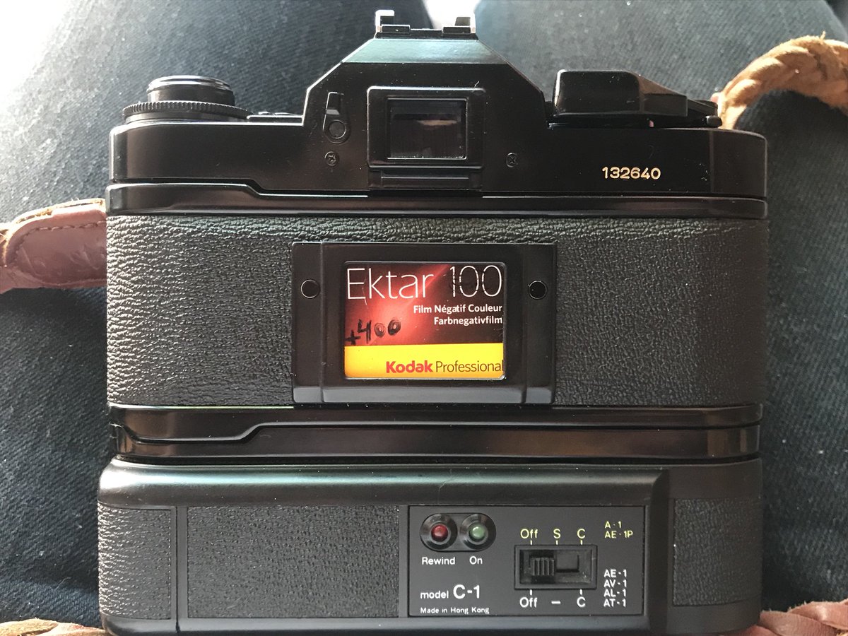 cbbarb's tweet photo. Pushing some @Kodak #Ektar100 to #asa400.
First time pushing color film.
Give me some grain!
#CanonA1 #CanonClassics #Kodak #KodakEktar100 #C41Process https://t.co/5z2BxCvhwu
