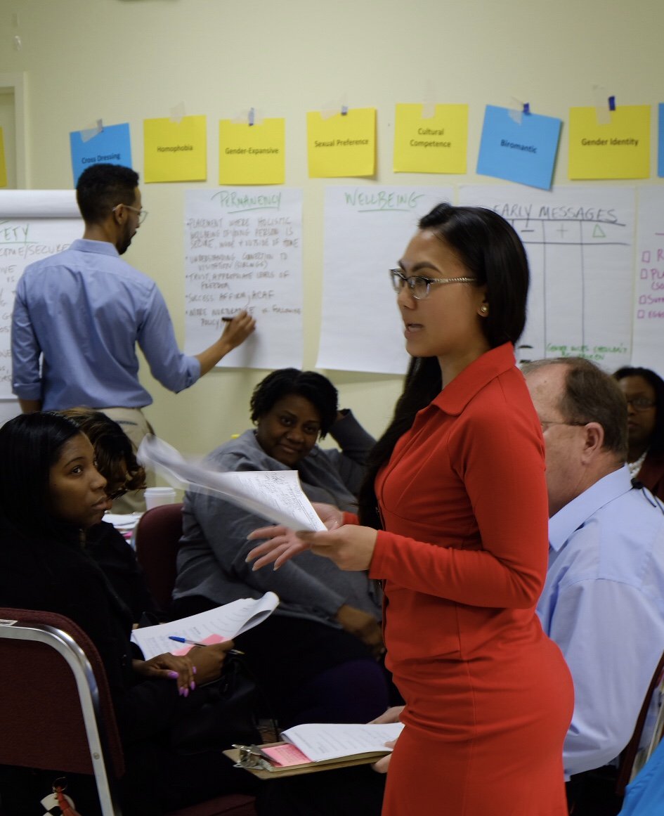 HRC Foundation’s All Children - All Families program is conducting two weeks of training for child welfare professionals in P.G. County, Maryland.